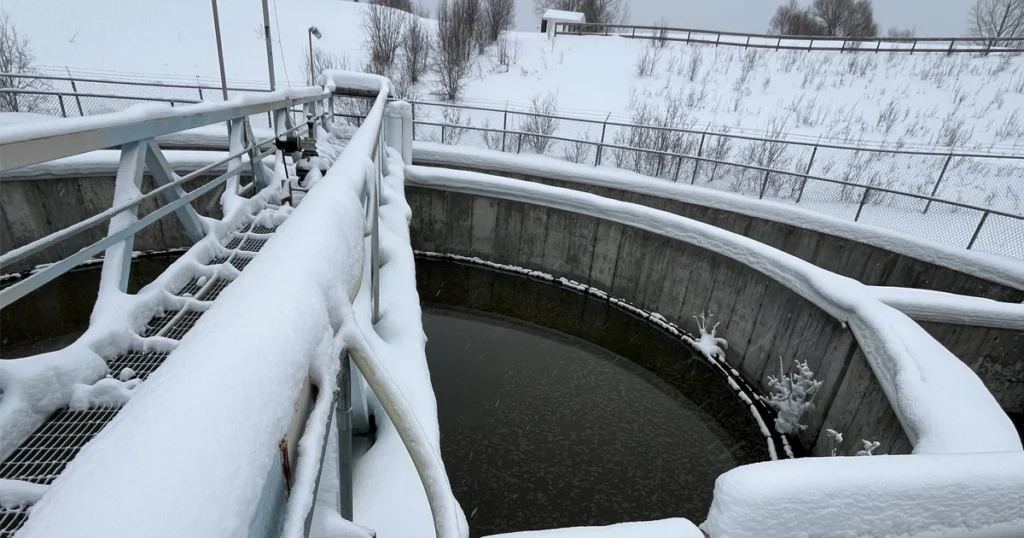 Rural Wastewater in the Winter at Smooth Rock Falls